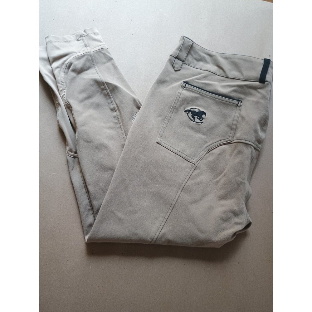 Piper by SmartPak Riding Breeches Women’s 38R Tan Knee Patch Equestrian Pants